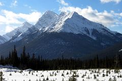 03 Old Goat Mountain From Highway 742 Smith-Dorrien Spray Trail In Kananaskis In Winter